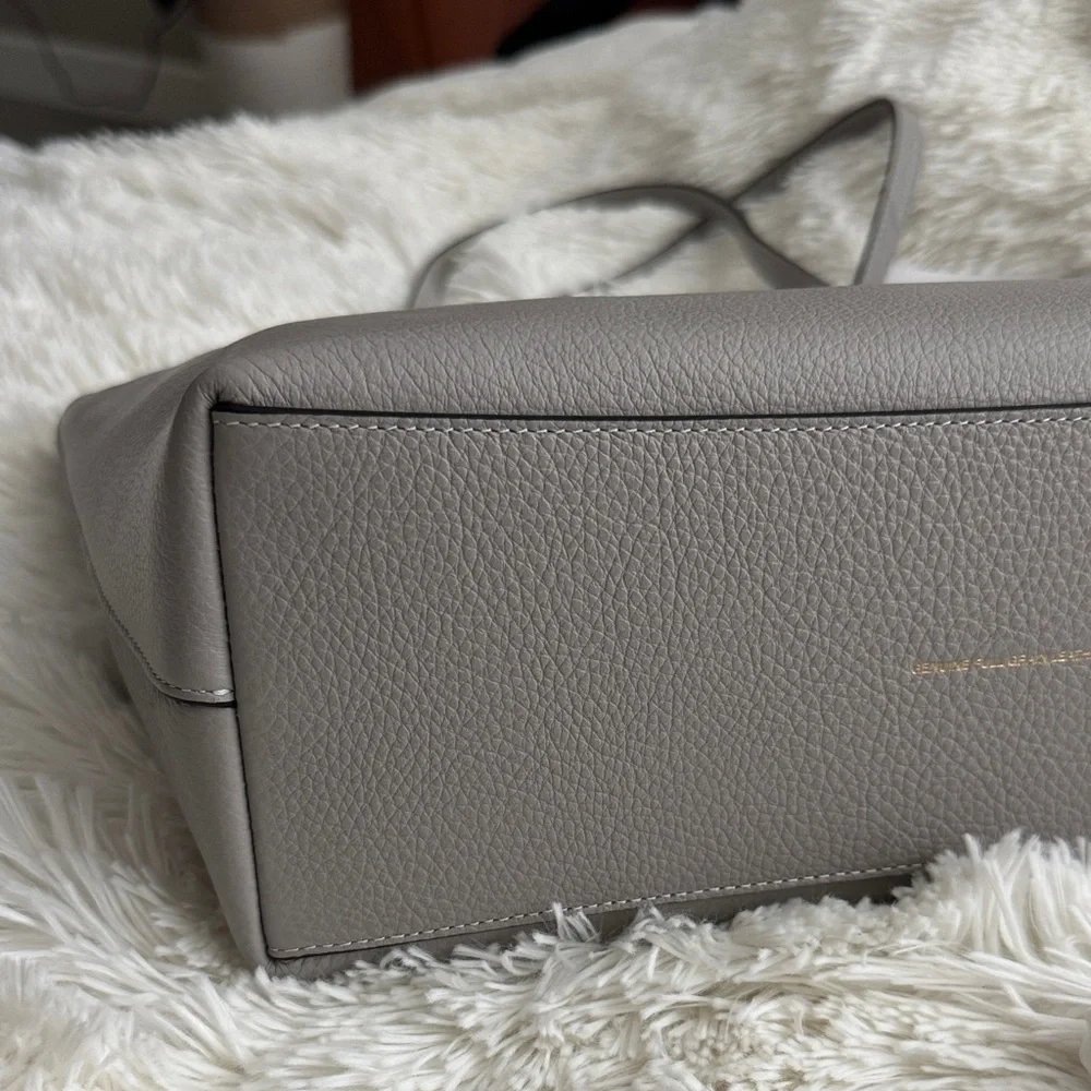 Coach Bella Dove Gray Leather Tote